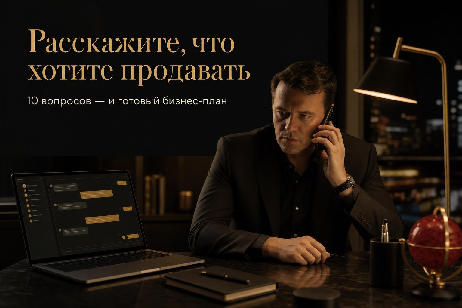 Предприниматель отвечает на вопросы агента