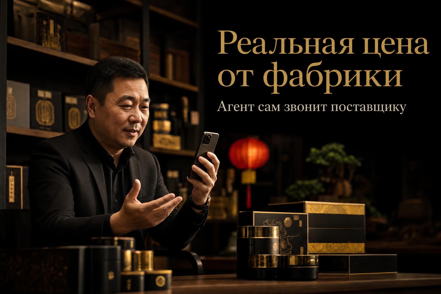 Поставщик в Китае на связи с агентом