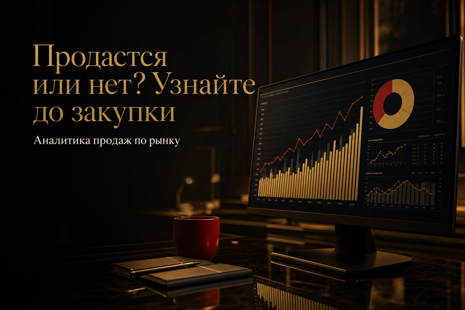 Аналитика продаж на экране